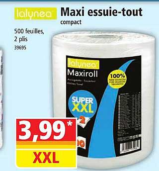 maxi essuie-tout compact lalaynea