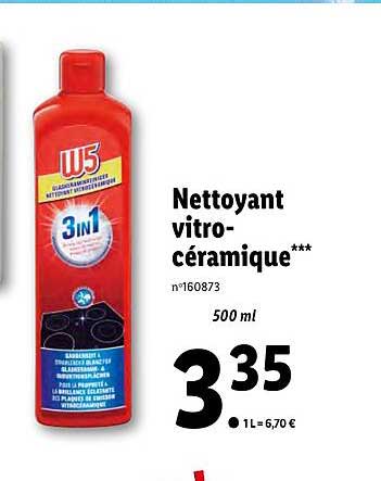 Nettoyant Vitro-céramique W5