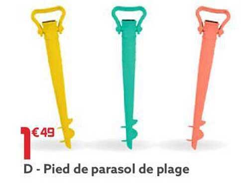 Pied De Parasol De Plage