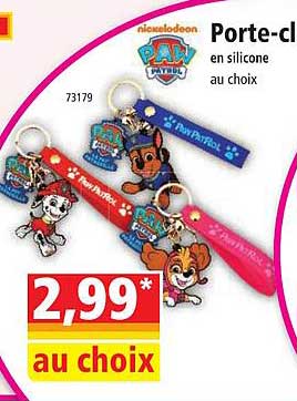 porte-clés paw patrol