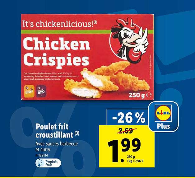 poulet frit croustillant