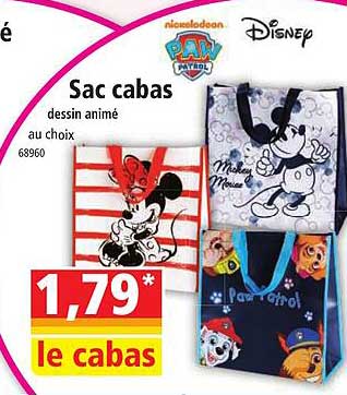 Sac Cabas Paw Patrol, Disney