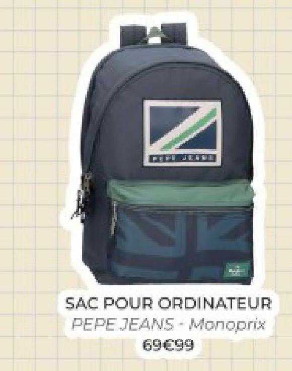 sac pour ordinateur pepe jeans