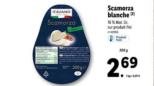 Scamorza Blanche Italiamo
