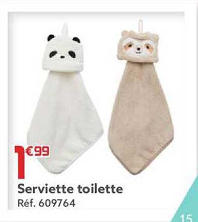 Serviette Toilette