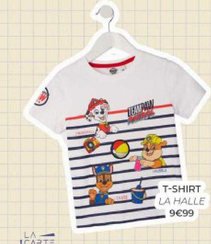t-shirt la halle