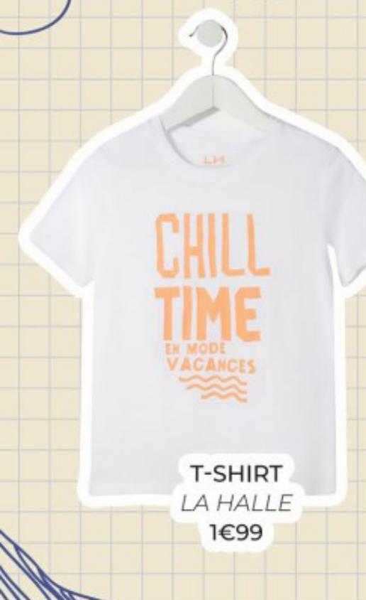 t-shirt la halle