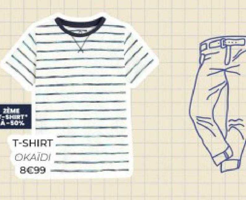 t-shirt okaïdi