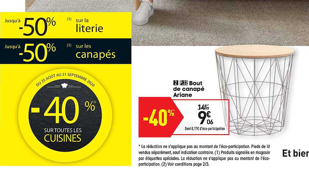 bout de canapé ariane