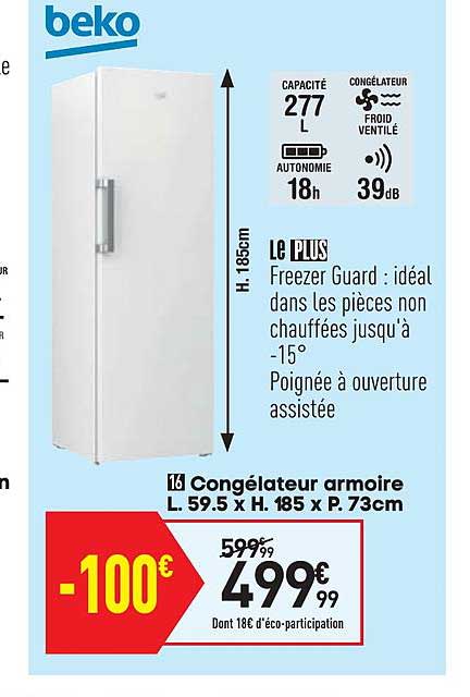 Congélateur Armoire