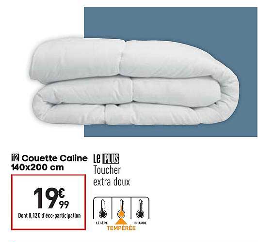 couette caline 140x200 cm