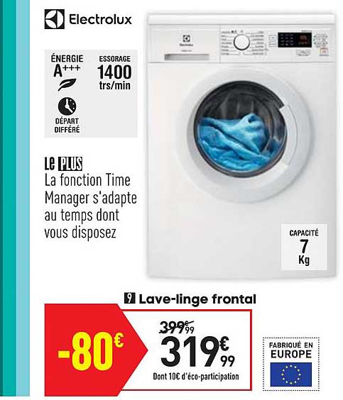 lave linge frontal