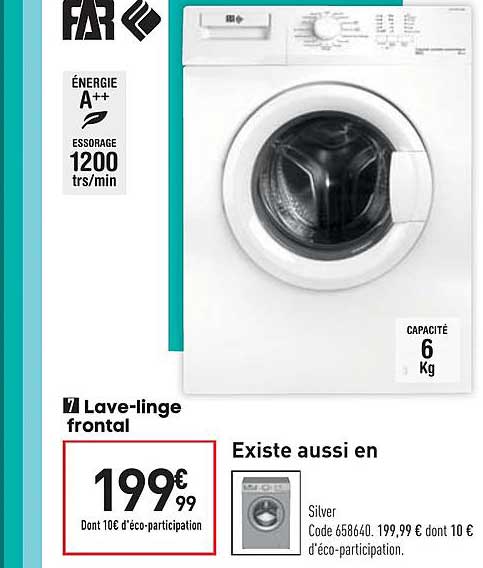lave linge frontal