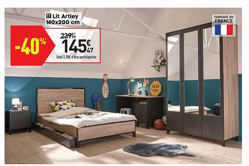 lit artley 140x200 cm