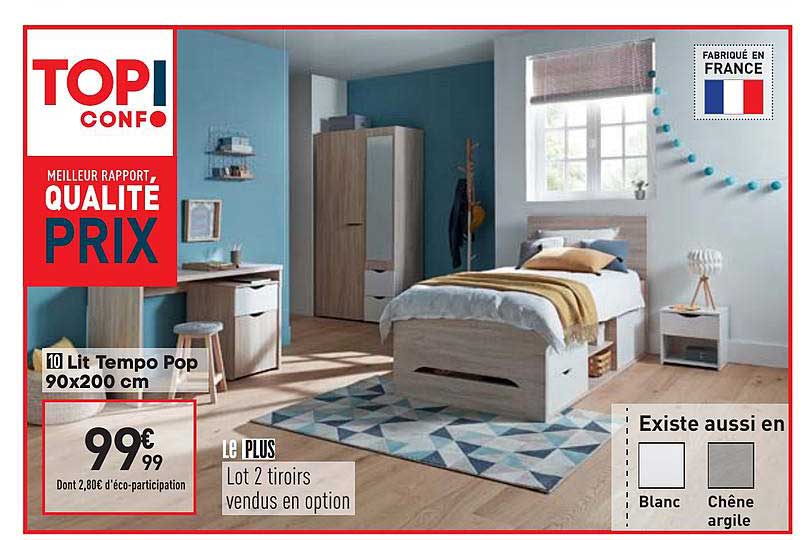 lit tempo pop 90x200 cm