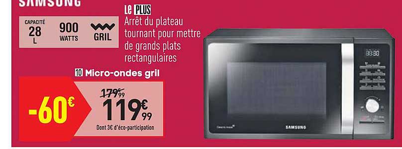 micro ondes gril