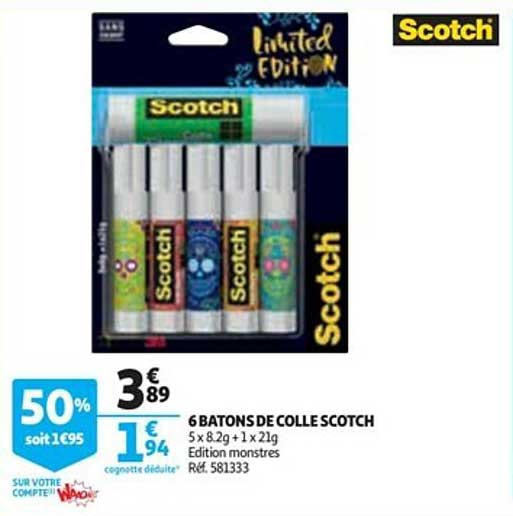 6 Bâtons De Colle Scotch