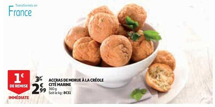 accras de morue à la créole cité marine