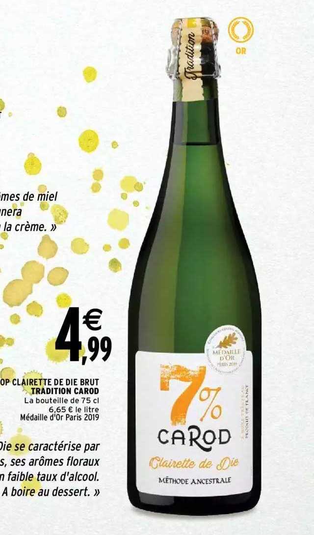 aop clairette de die brut tradition carod