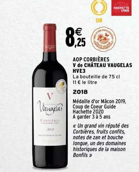 aop corbières v de château vaugelas hve3 2018