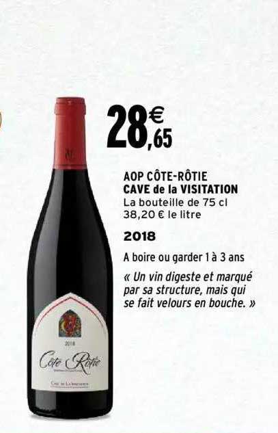aop côte-rôtie cave de la visitation 2018
