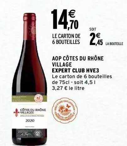 Aop Côtes Du Rhône Village Expert Club Hve3