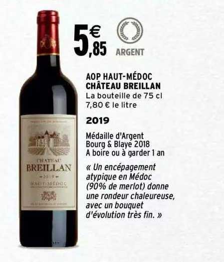 Aop Haut-médoc Château Breillan 2019