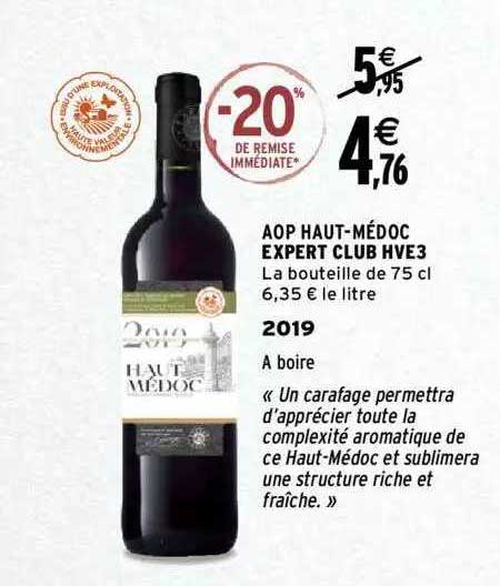 aop haut-médoc expert club hve3 2019