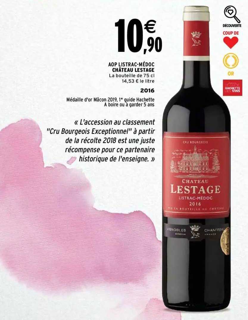 aop listrac-médoc château lestage