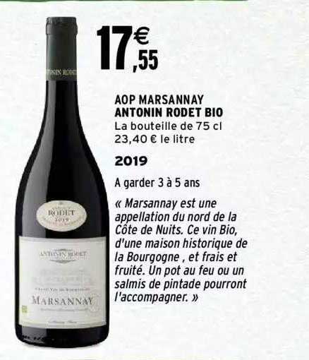 aop marsannay antonin rodet bio 2019