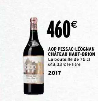aop pessac-léognan château haut-brion 2017
