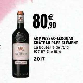 aop pessac-léognan château pape clément