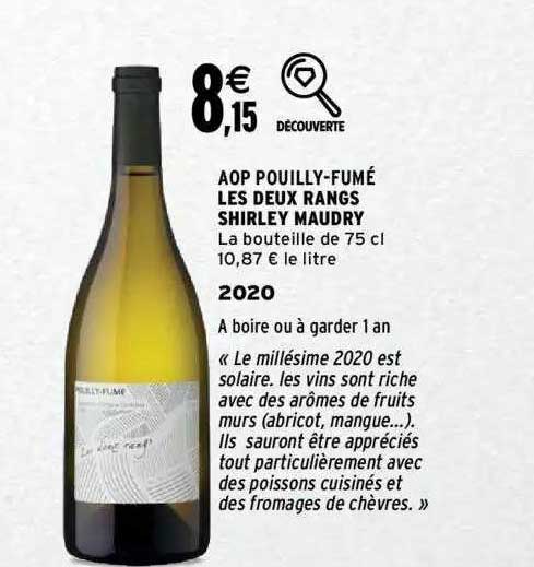 aop pouilly-fumé les deux rangs shirley maudry 2020
