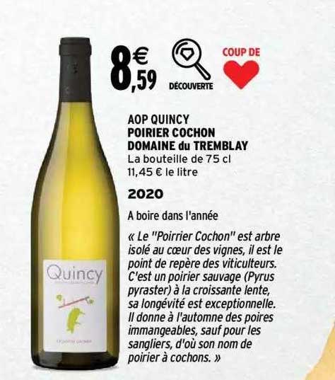 aop quincy poirier cochon domaine du tremblay 2020