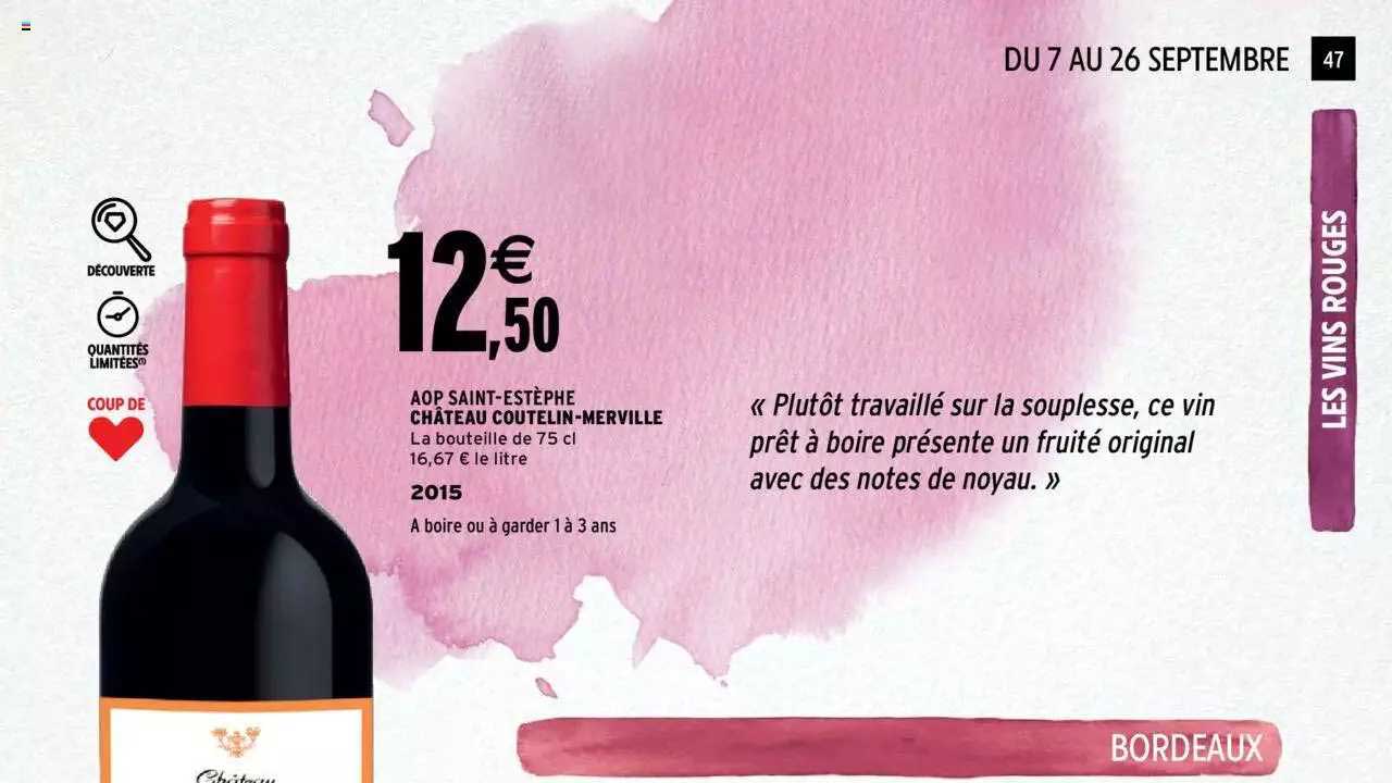 aop saint-estèphe château coutelin-merville 2015