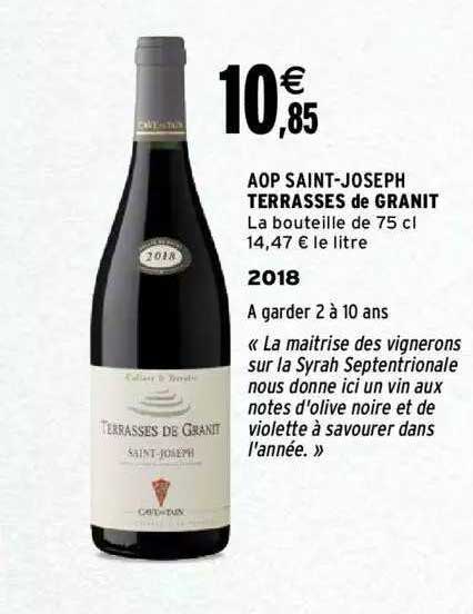 aop saint-joseph terrasses de granit 2018