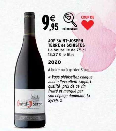 aop saint-joseph terre de schistes 2020