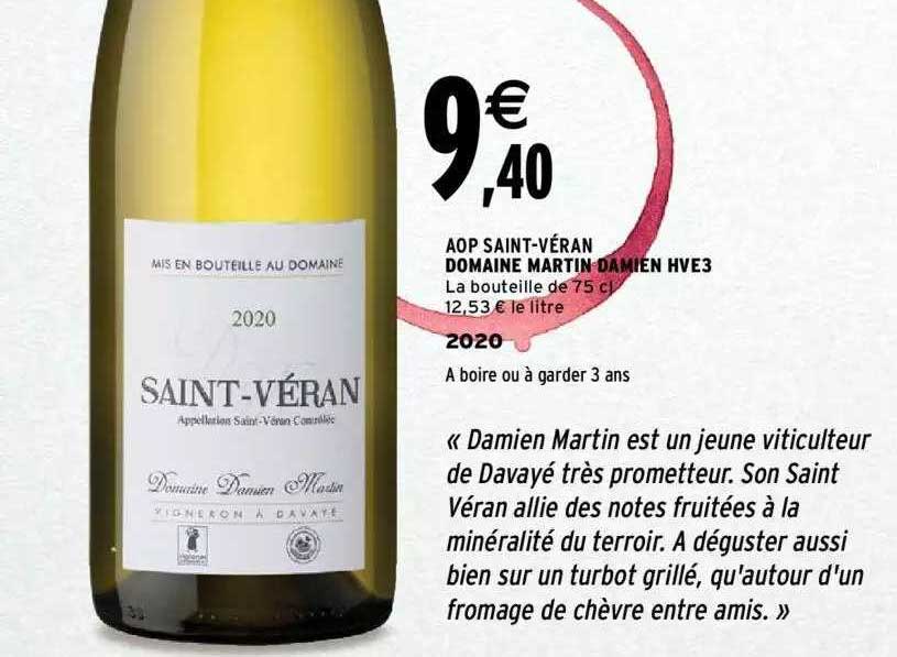 aop saint-véran domaine martin damien hve3 2020