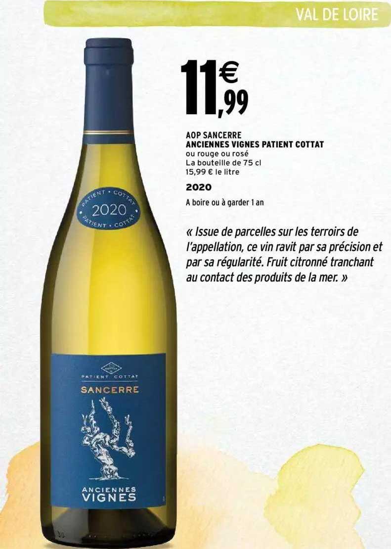aop sancerre anciennes vignes patient cottat 2020