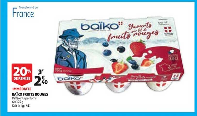 Baïko Fruits Rouges