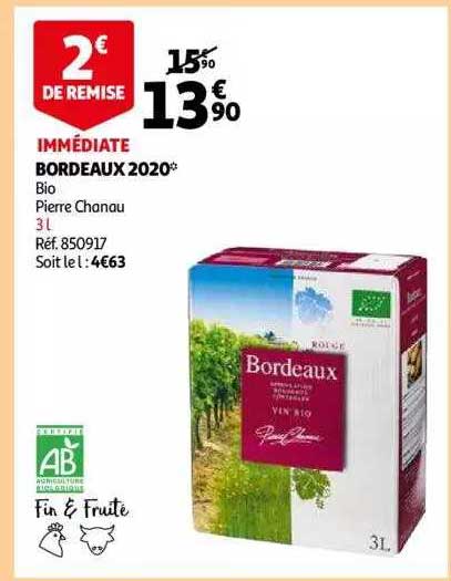 bordeaux 2020 bio pierre chanau