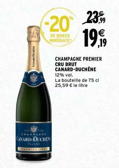 champagne premier cru brut canard-duchêne