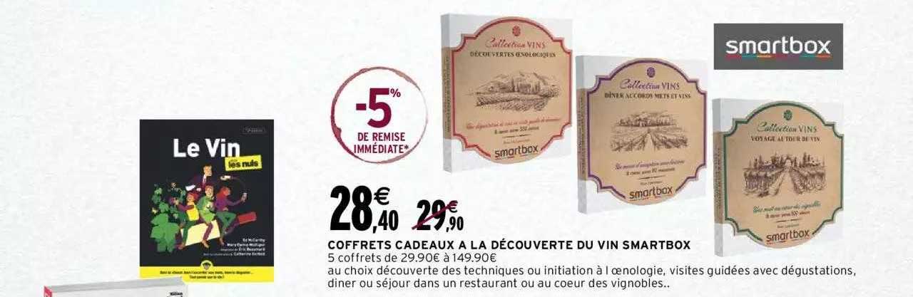 Coffrets Cadeaux à La Découverte Du Vin Smartbox