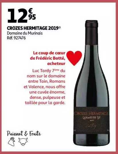 crozes hermitage 2019 domaine du murinais