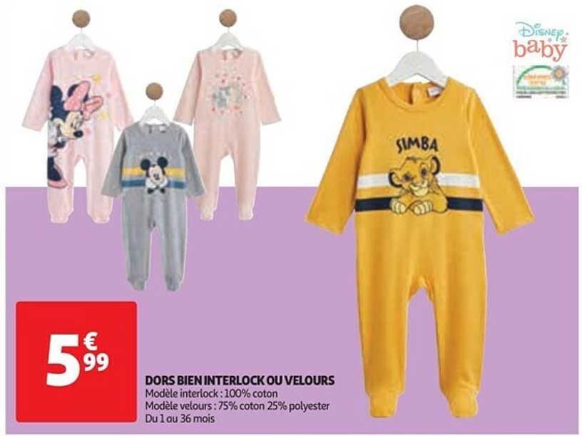 Dors Bien Interlock Ou Velours