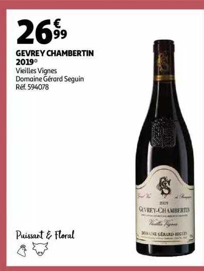 gevrey chambertin 2019 vieilles vignes domaine gérard seguin