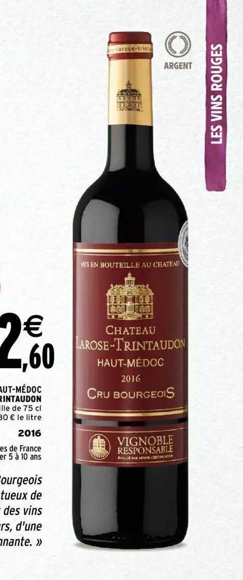 haut-médoc château larose-trintaudon 2016
