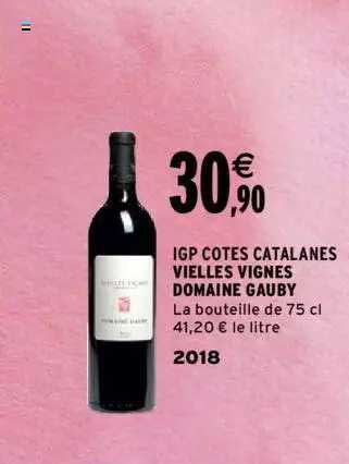 igp côtes catalanes vieilles vignes domaine gauby 2018