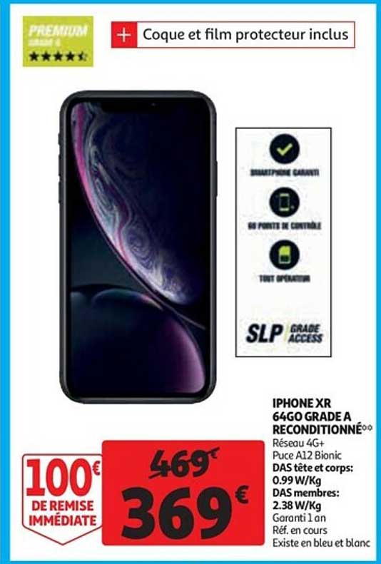 iphone xr 64go grade a reconditionné