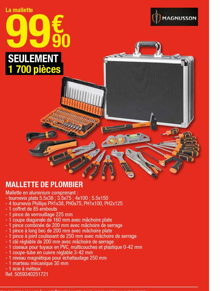 mallette de plombier magnusson